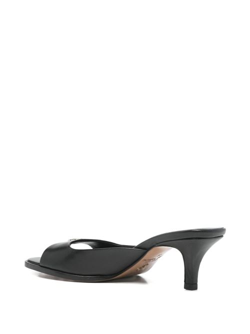 Sandalo donna Patrizia Pepe nero in pelle con cinturino alla caviglia PATRIZIA PEPE | 8X0108L026K103